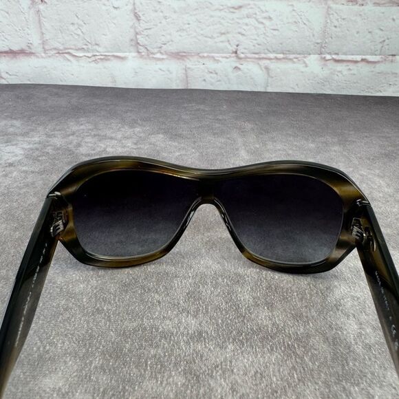 Chanel Acetate Crystal CC Shield Sunglasses 5497-B-A - Picture 9 of 14